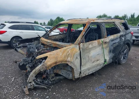 2022 Ford Explorer Xlt z USA, uszkodzony, nr VIN 1FMSK8DH2NGA82583